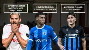 L'un ne marque plus, l'autre continue à jouer 1-1 :